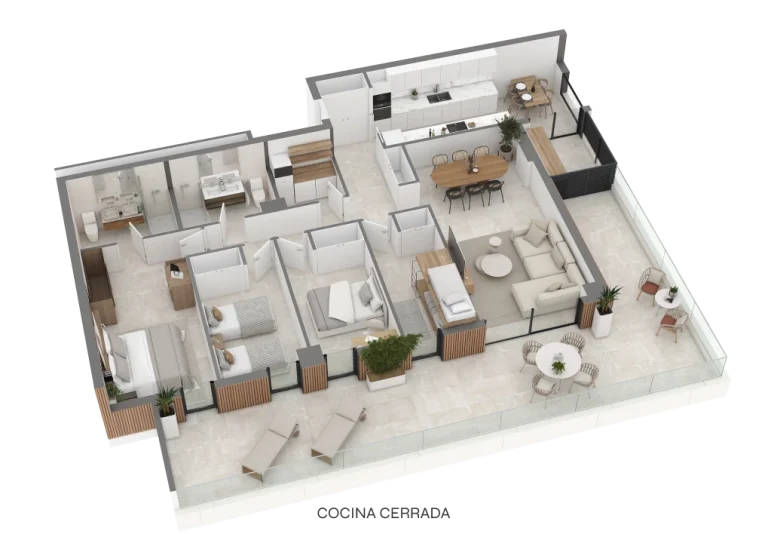 B cerrada 3D - Inicio
