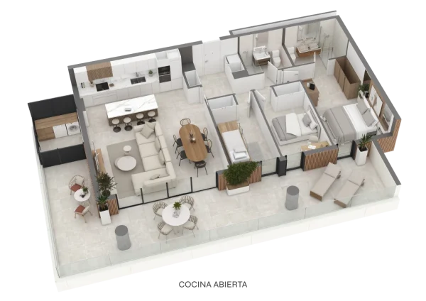 A abierta 3D - Modelo A